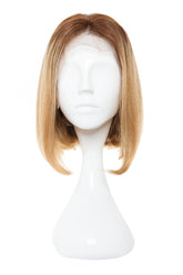 Peruca Naturala ANEMONA Ombre Ciocolatiu Blond Miere